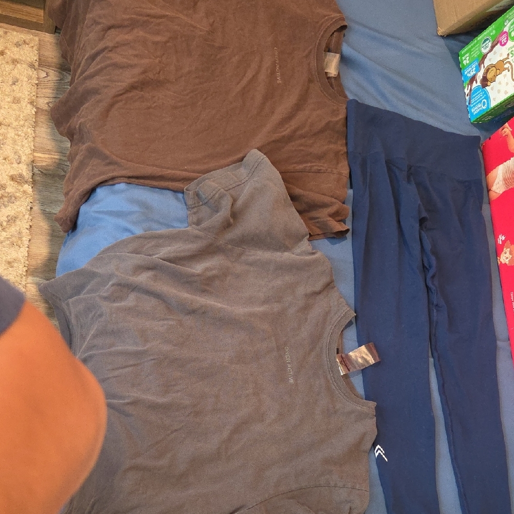 Tees&Navy Blue Leggings - Comfort Stretch